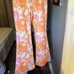 Fun 70s Vibe Flare Pants.